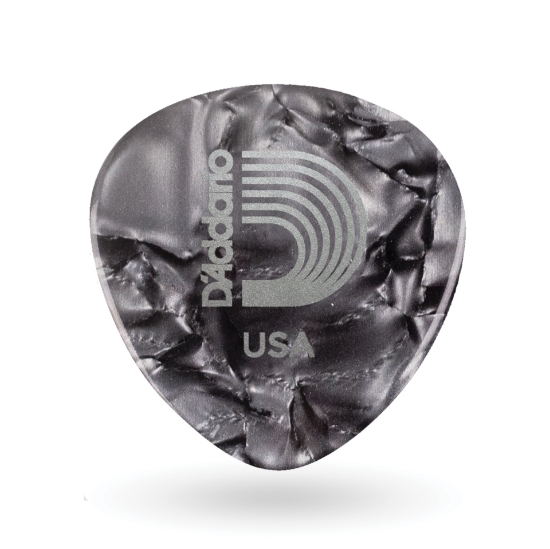 Immagine di D'Addario Acrylux Nitra - Plettri per mandolino 1,5 mm, confezione da 25