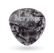 Immagine di D'Addario Acrylux Nitra - Plettri per mandolino 1,5 mm, confezione da 25