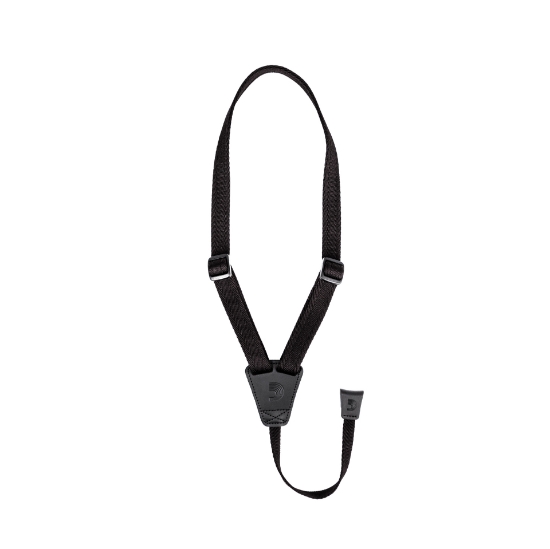 Immagine di Tracolla D'Addario Eco per ukulele, nera
