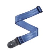 Immagine di Tracolla D'Addario per chitarra in stile "cintura di sicurezza", blu