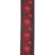 Immagine di 2" Woven Guitar Strap, Monterey 2 - Dark Red, by D'Addario
