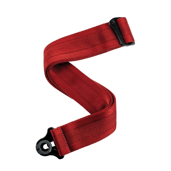 Immagine di Tracolla D'Addario per chitarra con sistema Auto Lock - Blood Red