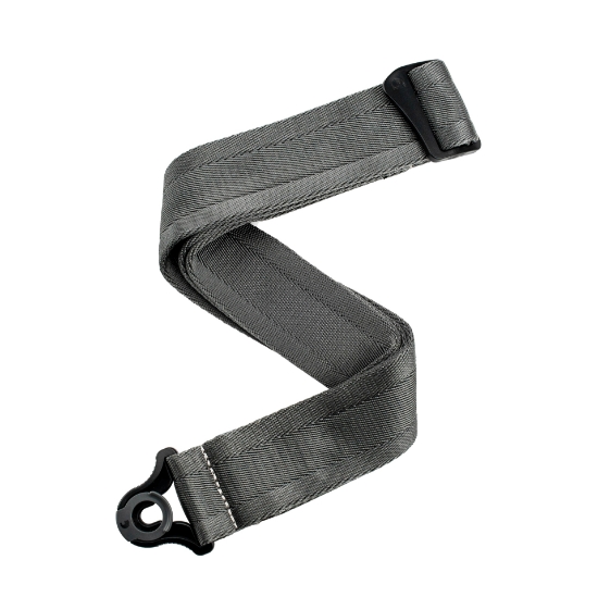 Immagine di Tracolla D'Addario per chitarra con sistema Auto Lock - Metal Grey