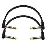 Immagine di Cavo D'Addario con jack piatti per pedaliera, 15 cm, angolare, confezione doppia