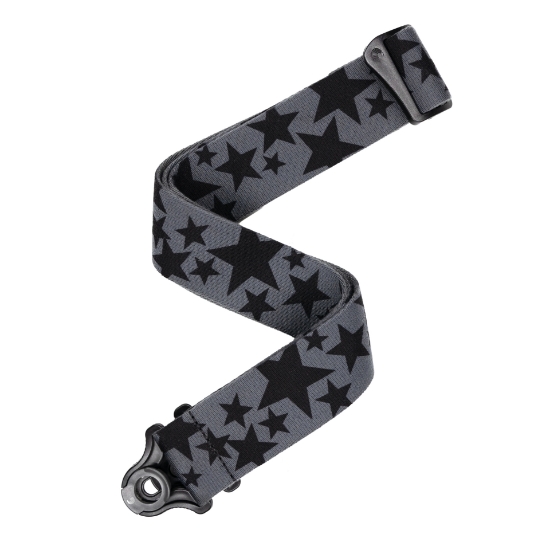 Immagine di D'Addario Auto Lock Guitar Strap, Skater Stars