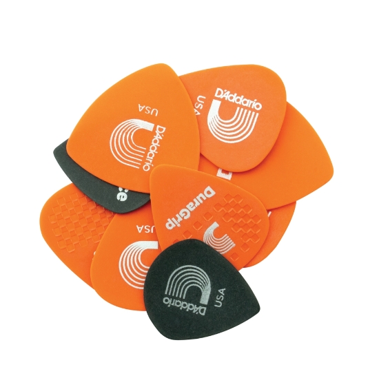 Immagine di Confezione di plettri assortiti D'Addario in Duralin, light