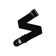 Immagine di Tracolla D'Addario Joe Satriani girevole per chitarra, Black Nylon