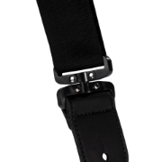 Immagine di Tracolla D'Addario Joe Satriani girevole per chitarra, Black Nylon
