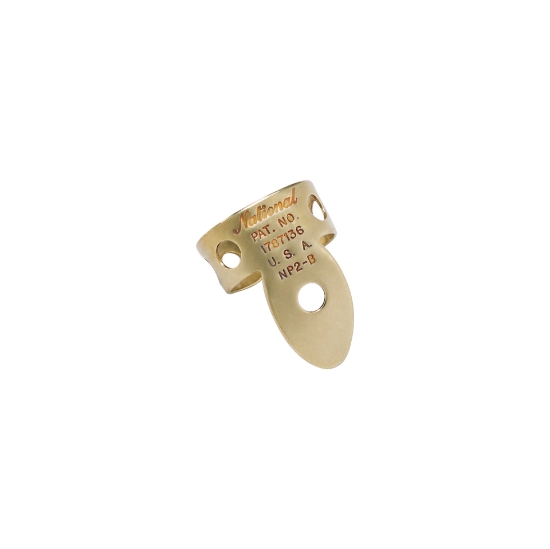 Immagine di Plettri D'Addario in ottone per le dita - Confezione da 12