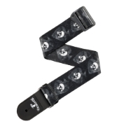 Immagine di Tracolla D'Addario Alchemy per chitarra, Skulls in Spades