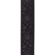 Immagine di Tracolla intrecciata D'Addario Pad Lock per chitarra, Monterey Black Tubular
