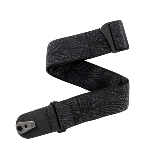 Immagine di Tracolla intrecciata D'Addario Pad Lock per chitarra, Lightning Black Tubular