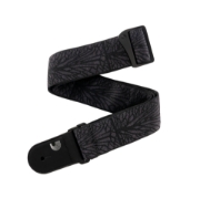 Immagine di Tracolla intrecciata D'Addario per chitarra, Lightning Black Tubular