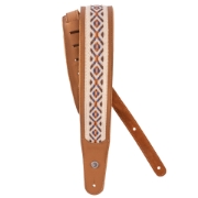 Immagine di Tracolla D'Addario Hybrid in pelle per chitarra, Desert