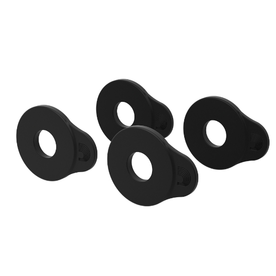 Immagine di D'Addario Flex Lock, blocchi per tracolla, confezione da 4, colore nero