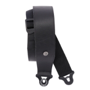 Immagine di Tracolla D'Addario Comfort in pelle con sistema Auto Lock, Nera