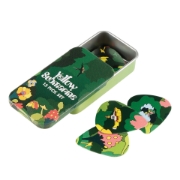 Immagine di Plettri medi (spessore 0,70 mm) D'Addario per chitarra, 55° anniversario di Yellow Submarine dei Beatles, grafica Pepperland Woods, confezione da 15