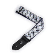 Immagine di D'Addario 1.5" Nylon Ukulele Strap - Blue Flowers