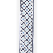 Immagine di D'Addario 1.5" Nylon Ukulele Strap - Blue Flowers