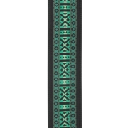 Immagine di 2" Guitar Strap, Monterey 3 - Green, by D'Addario