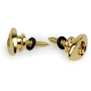 Immagine di Bottoni per tracolla ellittici D'Addario Accessories, dorati