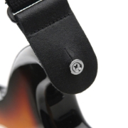 Immagine di Bottoni per tracolla in ottone massiccio D'Addario Accessories - cromati (1 paio)