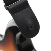 Immagine di Bottoni per tracolla in ottone massiccio D'Addario Accessories - neri (1 paio)