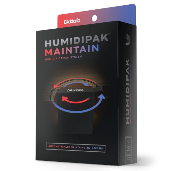 Immagine di Sistema di controllo automatico a doppia azione del tasso di umidità D'Addario Accessories Humidipak (per chitarra)