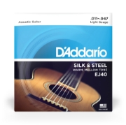 Immagine di Corde D’Addario EJ40 Silk & Steel per chitarra folk, 11-47