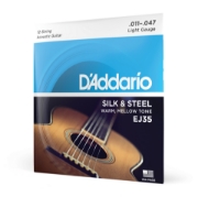 Immagine di Corde D’Addario EJ35 Silk & Steel per chitarra folk, 12 corde, 11-47