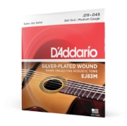 Immagine di Corde D'Addario EJ83M per chitarra acustica Gypsy Jazz, con pallino finale, Medium, 11-35