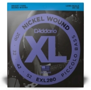 Immagine di Corde D’Addario EXL280 per piccolo basso, Nickel Wound, 20-52, Long Scale