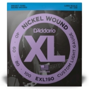 Immagine di Corde D’Addario EXL190 per basso, Nickel Wound, Custom Light, 40-100, Long Scale