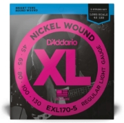Immagine di Corde D’Addario EXL170-5 per basso, 5 corde, Nickel Wound, Light, 45-130, Long Scale
