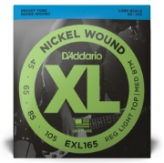 Immagine di Corde D’Addario EXL165 per basso, Nickel Wound, Custom Light, 45-105, Long Scale