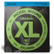 Immagine di Corde D’Addario EXL165SL per basso, Nickel Wound, Custom Light, 45-105, Super Long Scale