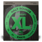Immagine di Corde D’Addario ENR70 Half Round per basso, Super Light, 40-95, Long Scale