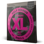 Immagine di Corde D'Addario ENR71-5 Half Round per basso, 5 corde, Regular Light, 45-130, Long Scale