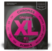 Immagine di Corde D’Addario ECB81-5 per basso, 5 corde, Light, 45-132, Long Scale