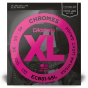 Immagine di Corde D’Addario ECB81-5SL per basso, 5 corde, Light, 45-132, Super Long Scale