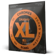 Immagine di Corde D’Addario ECB82 Chromes per basso, Medium, 50-105, Long Scale
