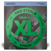 Immagine di Corde D’Addario EPS220 ProSteels per basso, Super Light, 40-95, Long Scale