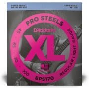 Immagine di Corde D’Addario EPS170 ProSteels per basso, Light, 45-100, Long Scale