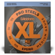 Immagine di Corde D’Addario EPS160 ProSteels per basso, Medium, 50-105, Long Scale
