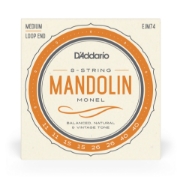 Immagine di D'Addario EJM74 - Corde in monel per mandolino, scalatura media, 11-40