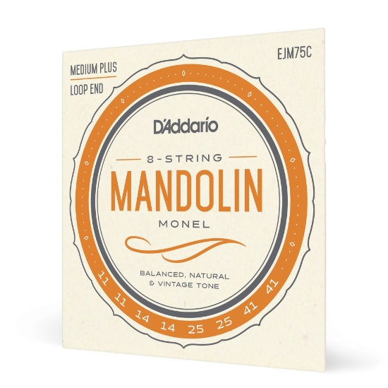 Immagine di D'Addario EJM75C - Corde in monel per mandolino, scalatura media plus, 11-41