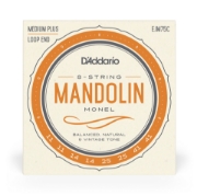 Immagine di D'Addario EJM75C - Corde in monel per mandolino, scalatura media plus, 11-41