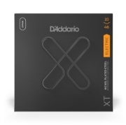 Immagine di D'Addario XTE1046, XT - Corde in acciaio placcate al nickel per chitarra elettrica, scalatura leggera normale, 10-46, confezione da tre mute