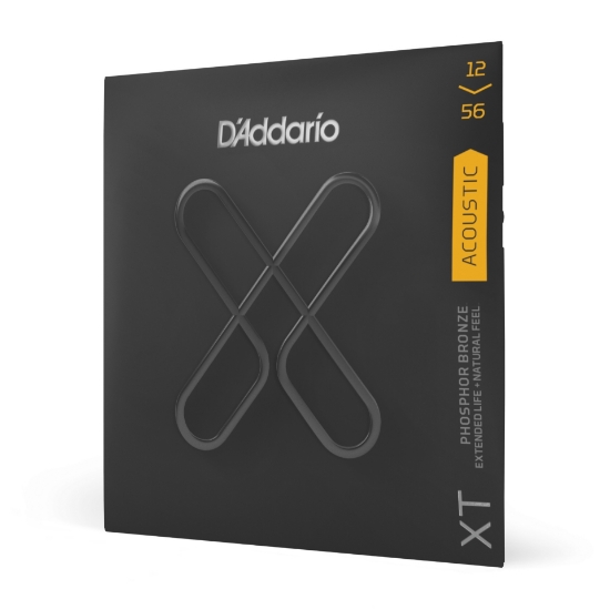 Immagine di D'Addario XTAPB1256, XT - Corde in fosforo-bronzo, scalatura cantini light/bassi medi, 12-56