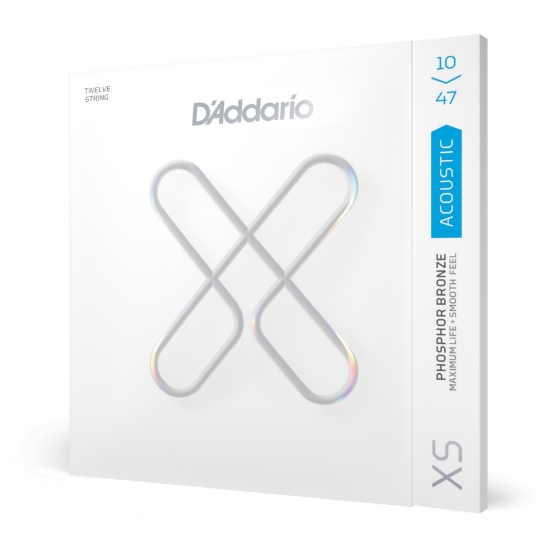 Immagine di D'Addario XSAPB1047-12 - Corde in Phosphor Bronze, per chitarra 12 corde, scalatura leggera, 10-47